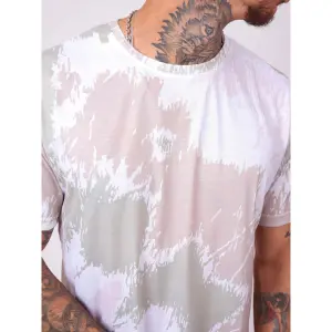 T-shirt met abstract schilderij effect Project X Paris image-4