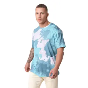 T-shirt met abstract schilderij effect Project X Paris image-0