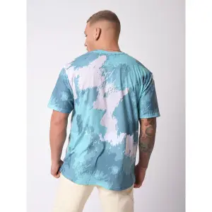 T-shirt met abstract schilderij effect Project X Paris image-3