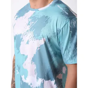 T-shirt met abstract schilderij effect Project X Paris image-4