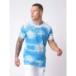 Abstracte wolkenprint t-shirt polka dots Project X Paris image-2