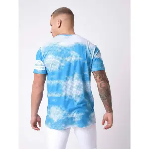 Abstracte wolkenprint t-shirt polka dots Project X Paris image-3