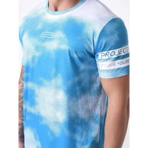 Abstracte wolkenprint t-shirt polka dots Project X Paris image-4