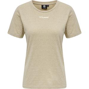 211278-2190-t-shirt-femme-hummel-hmlzandra-beige