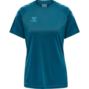 211944-7058-damen-t-shirt-hummel-hmlcore-xk-core-poly-korallenblau