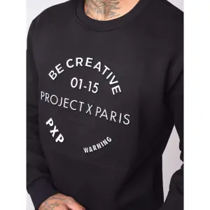 Sweatshirt mit schillerndem Logo-Relief Project X Paris image-4