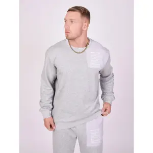 Sweater met ronde hals, juk en tekst Project X Paris image-1
