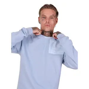 Round neck sweatshirt with yoke and text message Project X Paris image-4