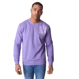 Sweater met ronde hals, juk en tekst Project X Paris image-0