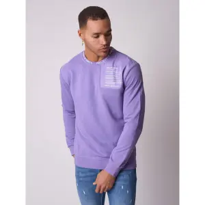 Sweater met ronde hals, juk en tekst Project X Paris image-2
