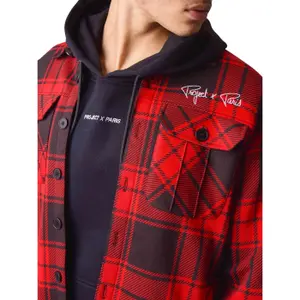 Projeto x camisa de cheque em duas cores paris image-4