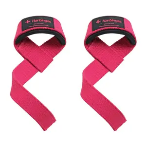 Sangles de tirage femme Harbinger Padded coton lifting  straps image-0