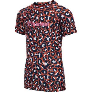 213334-3435-girl-s-t-shirt-hummel-azul-orange-red