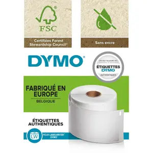 Rouleau papier imprimante Dymo Exped. S0904980 image-1