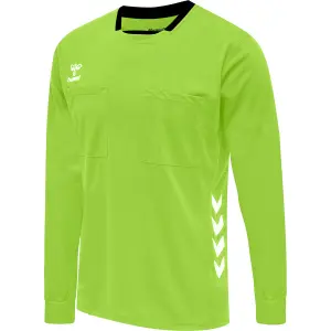 213749-6102-t-shirt-manches-longues-hummel-hmlreferee-chevron-vert-clair