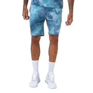 Korte broek met basislogoborduursel Project X Paris tie & dye image-0