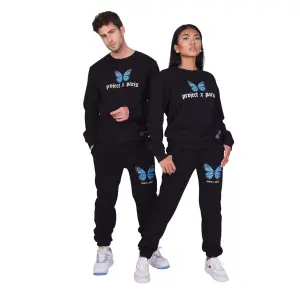 Calças de jogging com impressão de borboleta Project X Paris image-0