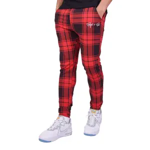 Calças de treino de xadrez bicolor Project X Paris image-0