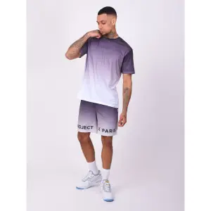Uitgewassen shorts met reflecterend materiaal Project X Paris image-1