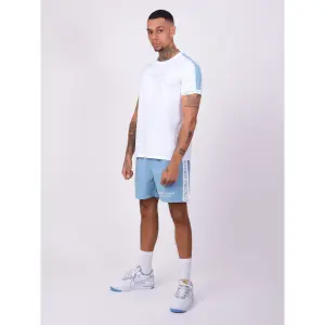 Calções de banho coloridos com logótipo Project X Paris image-1