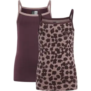 Set of 2 tank tops for girls Hummel hmlcarolina image-0