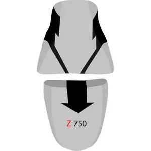 Motorrad-Sattelbezug Bagster z 750 image-0
