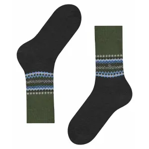 Burlington Rough Fair Isle Socks image-0