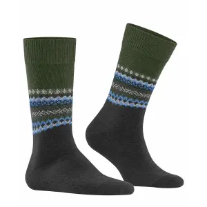Burlington Rough Fair Isle Socks image-1
