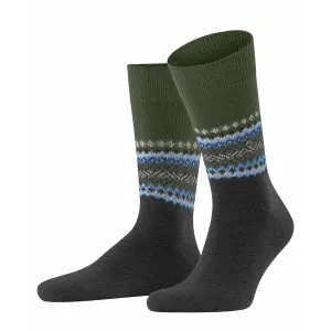 Burlington Rough Fair Isle Socks image-2