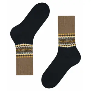 Burlington Rough Fair Isle Socks image-0