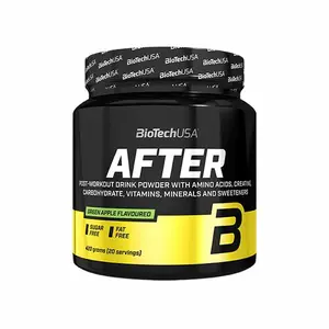 Lot de 10 pots d'acides aminés Biotech USA after - Pomme verte - 420g image-0