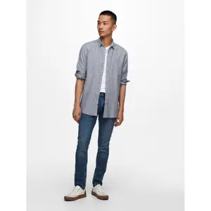 Hemd Only & Sons Onscaiden Life Solid image-5