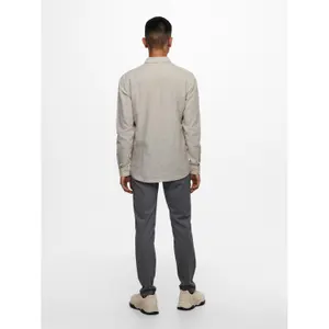 Shirt Only & Sons Onscaiden Life Solid Linen image-5