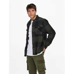 Camisa Only & Sons Onsmilo Life Check Overshirt image-4