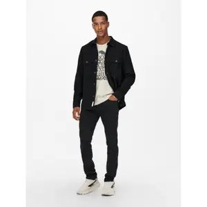 Hemd Only & Sons Onsmilo Life Solid Overshirt image-4