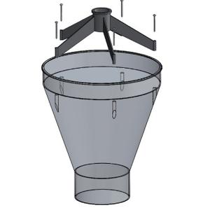 Trichter für spätere Montage für Maxi Pan Kerbl