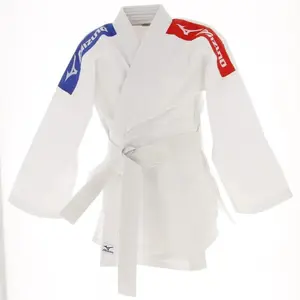 Kimono di judo per bambini Mizuno Shiro Plus FFJ image-2