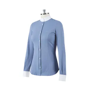 Chemise d'équitation de concours femme Animo Pixer 23S image-0