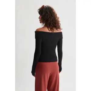 Off-the-shoulder-jumper för kvinnor 24 Colours image-3
