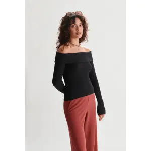 Off-the-shoulder-jumper för kvinnor 24 Colours image-1