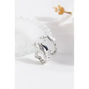 Organic Wavy Earrings for Women 24 Colours image-1