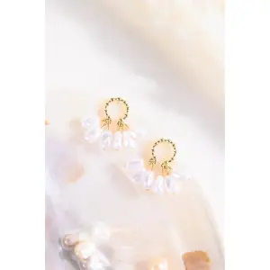 Earrings with Pearls Women's 24 Colours image-1