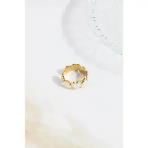 Heart Inset Ring Women 24 Colours image-2