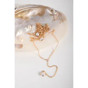 Multi-layer Necklace with Crystal Pendant for Women 24 Colours image-0