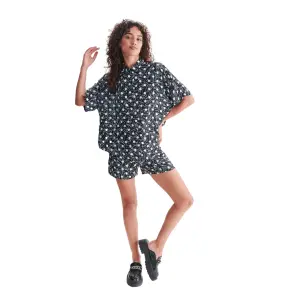 Oversized Printed Shirt Women 24 Colours image-0