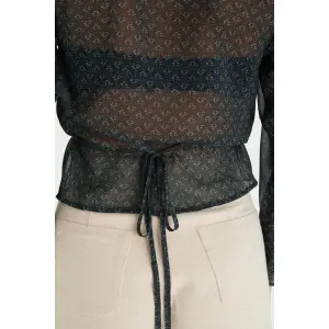 Women's wrap blouse 24 Colours image-1