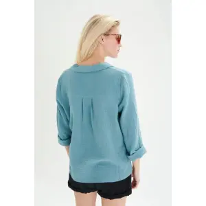 Women's 3/4-sleeve shirt 24 Colours image-1