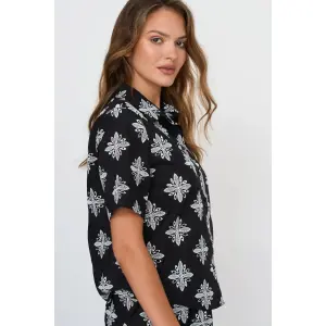 Women's Lattice Pattern Shirt 24 Colours image-2