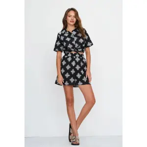 Women's Lattice Pattern Shirt 24 Colours image-3