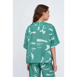 Floral Print Women's Shirt 24 Colours image-1